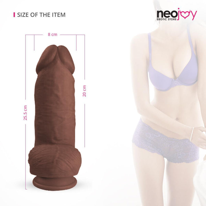 Neojoy - Bigger Bad Boy - Brown - 25.5cm - 10 inch - Lucidtoys
