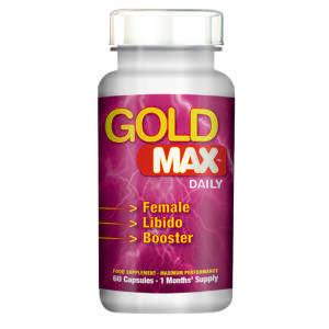 GoldMAX PINK Daily - Female Libido Booster - 60 Capsules 1 Month Supply - Made in UK - Lucidtoys