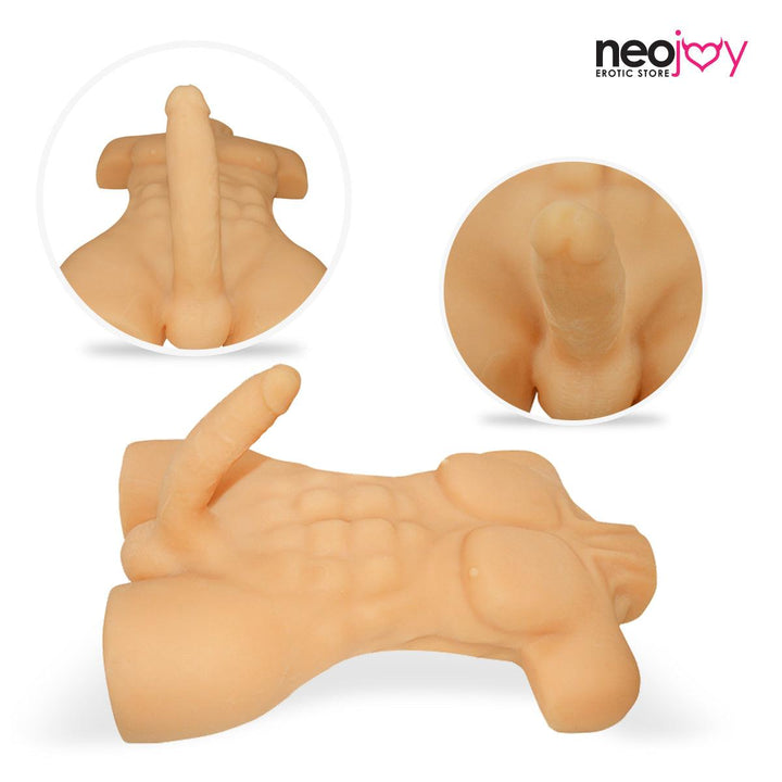 Neojoy Realistic Dildo Male Torso Sex Doll TPE - 11.8KG - Lucidtoys