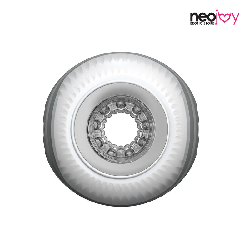 Neojoy - Dual Automatic Vibrating Male Stroker and Masturbator with 10 Vibrating Modes- Grey video