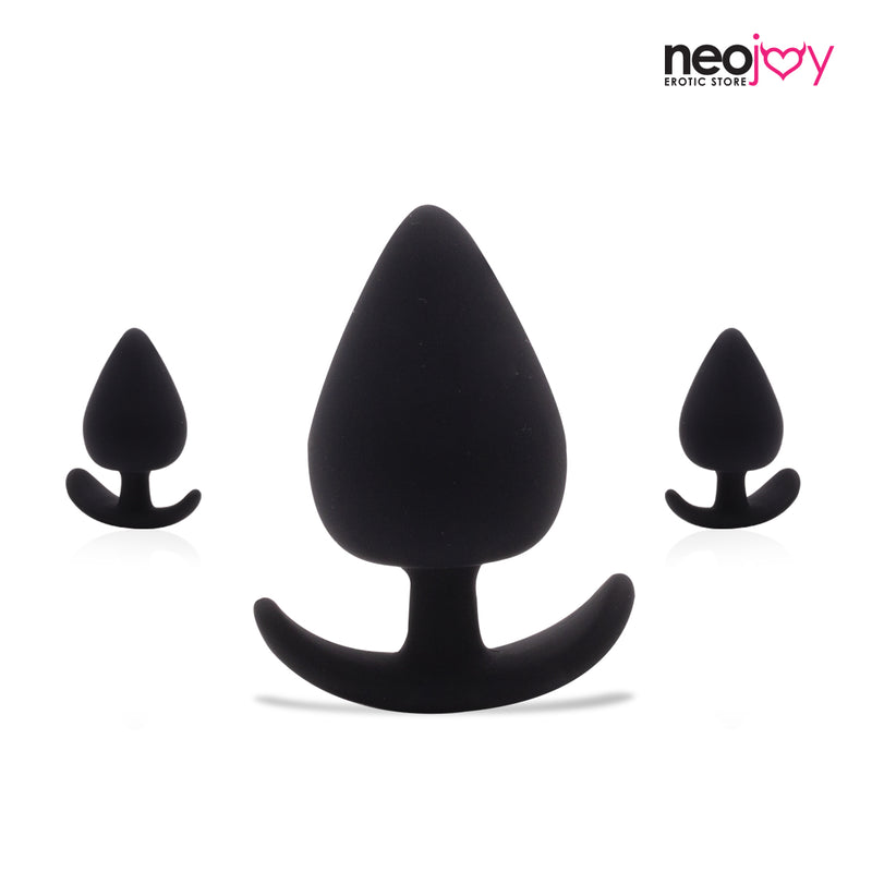 Neojoy Slim Beginner Silicone Anal Plug 5.5 cm - 2.1 inch video