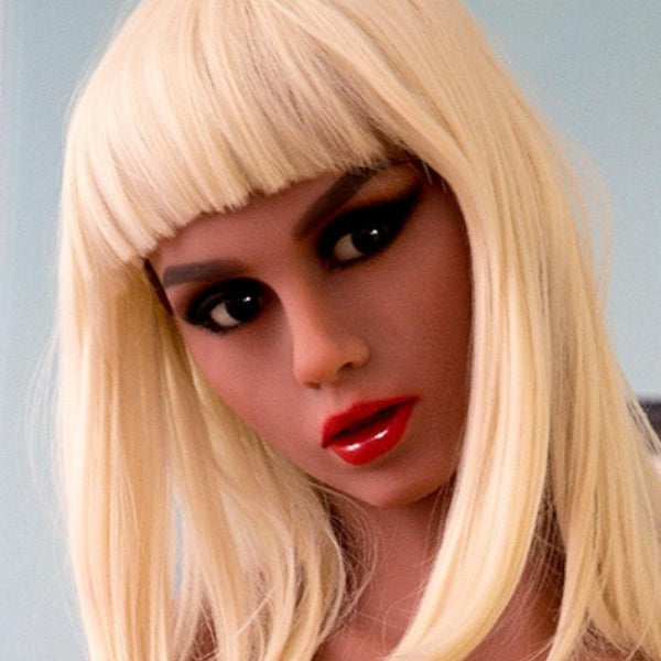Firedoll - Lucia - Sex Doll Head - M16 Compatible - Light Tan - Lucidtoys