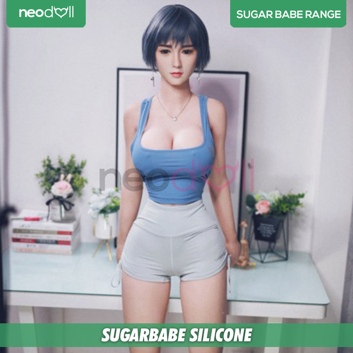 Neodoll Sugar Babe - Angela - Silicone TPE Hybrid Sex Doll - 161cm - Silicone White video