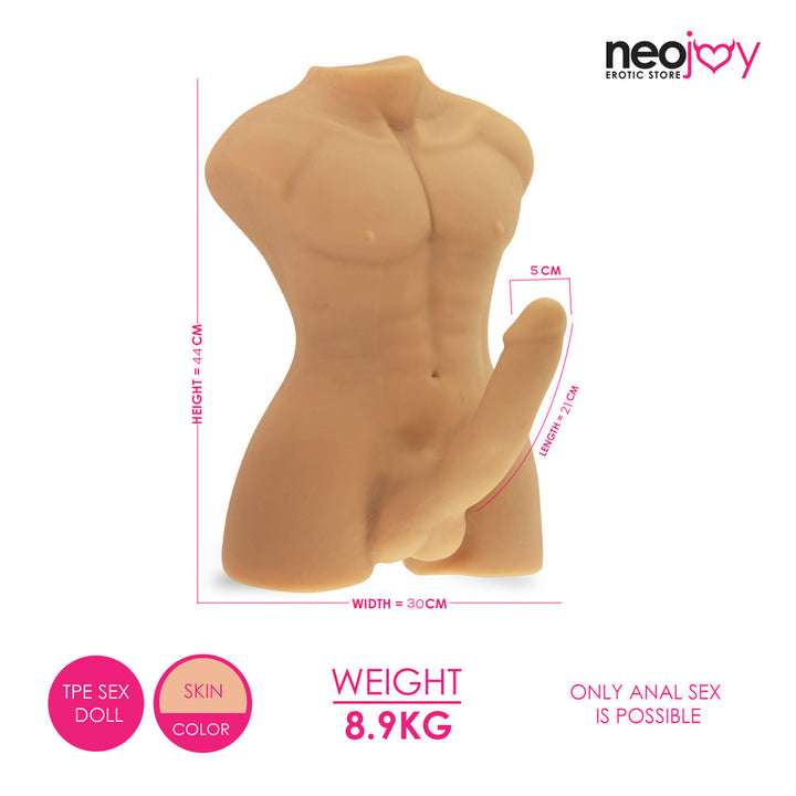 Neojoy Realistic Dildo Male Sex Doll TPE - 8.9kg