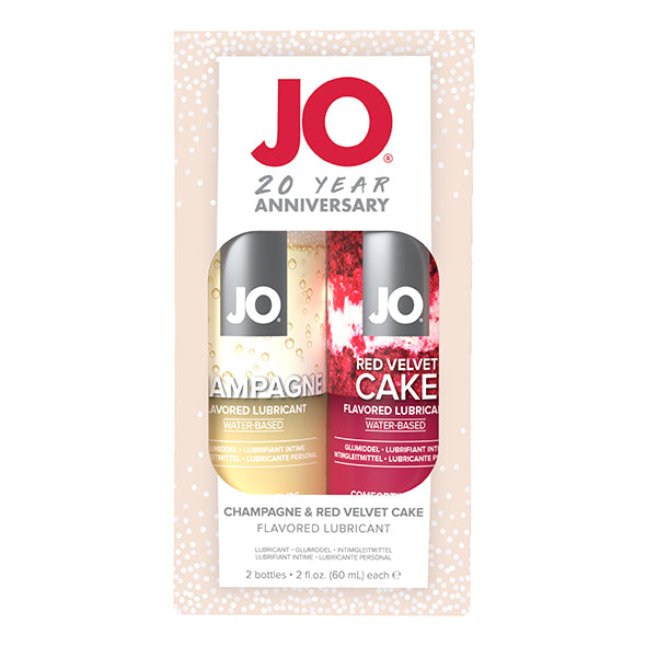System JO - 20 Year Anniversary Gift Set Champagne 60 ml & Red Velvet Cake video