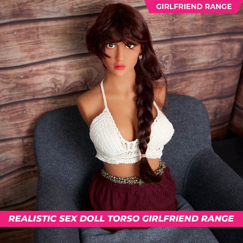 Neodoll Easy Torso With Girlfriend Denise Head - Realistic Sex Doll Torso With Head Connector - Tan - 17kg video