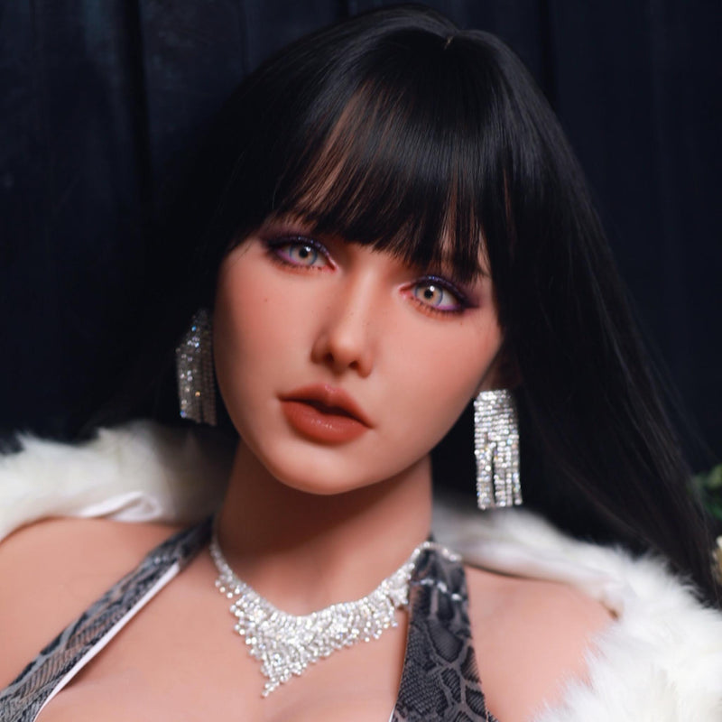 Firedoll Nathalie - Sex Doll Head - M16 Compatible - Light Tan video