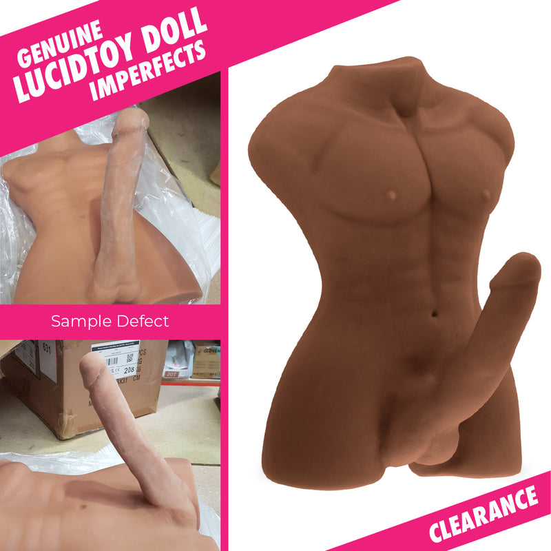 RF636 - Clearance item - Neojoy Realistic Dildo Male Sex Doll TPE - Brown 8.9 KG video