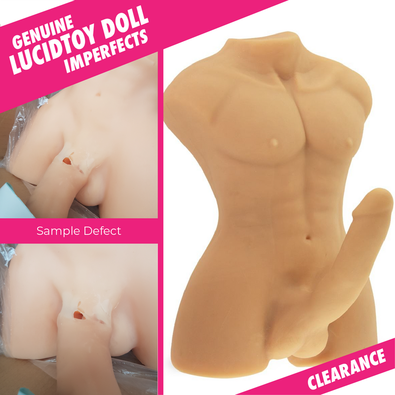 RF700 - Clearance item - Neojoy Realistic Dildo Male Sex Doll TPE  - Flesh 8.9KG video