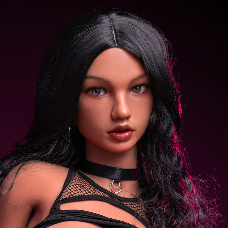 [HEAD-YQ-2-TAN-SILICONE-BROWN-M16-IMPLANTED HAIR-MOVABLE JAW] video