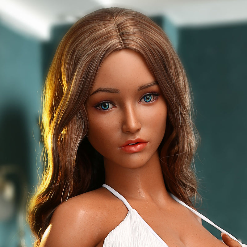[HEAD-YQ-YM5-Tan-SILICONE-BROWN-M16-IMPLANTED HAIR] video