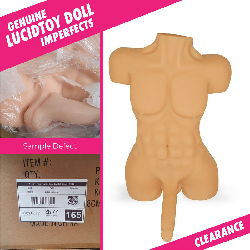 RF682 - Clearance item - Neojoy - King Fighter Male Sex Doll (Skin) 11.8KG video