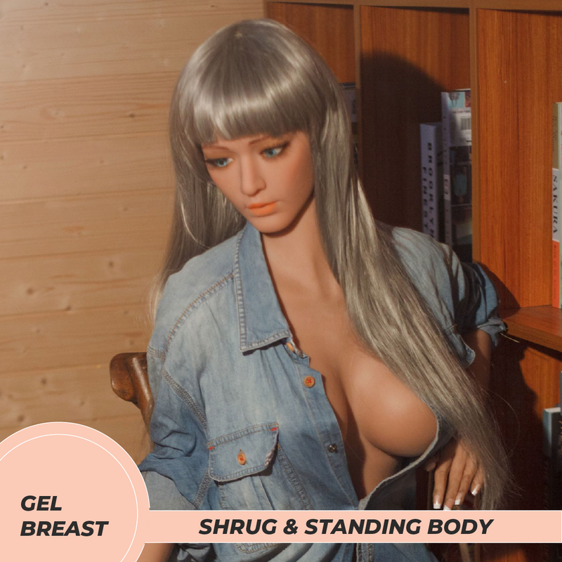 Climax Doll - Evangeline - Realistic Sex Doll - Gel Breast - 165cm - Tan video