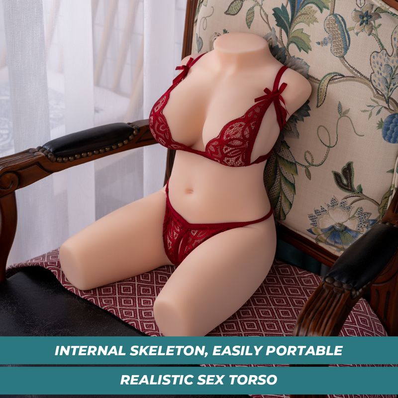 YQ Torso with Skeleton - TPE - 9.5KG - Natural video