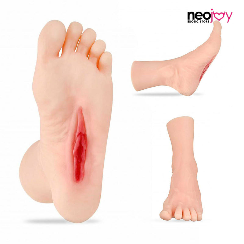 Neojoy Erika Foot Fetish - Foot Vagina Masturbator - TPE Skin Feel - Sexy Size 0.9 kg video