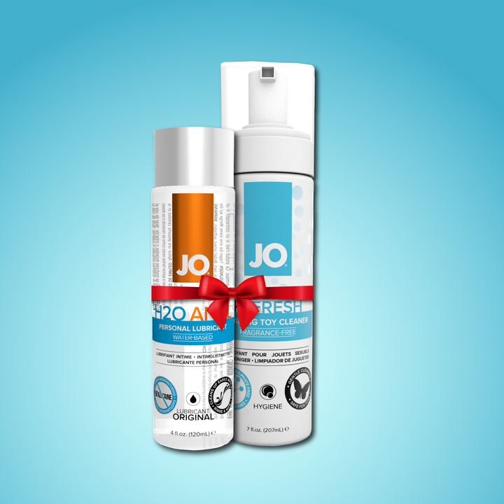 System JO Lubricant 120ml & Toy Cleaner 207ml - Play & Care Pack