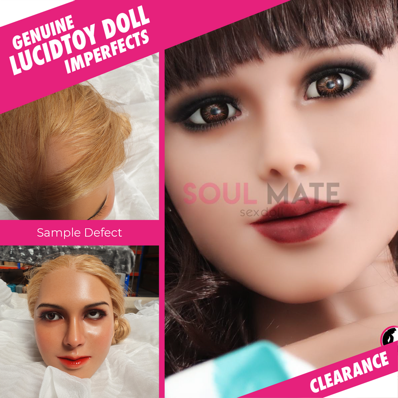 RF693 - Clearance item - Soulmate Doll HEAD-TAN-SILICONE-BROWN-M16-IMPLANTED HAIR video