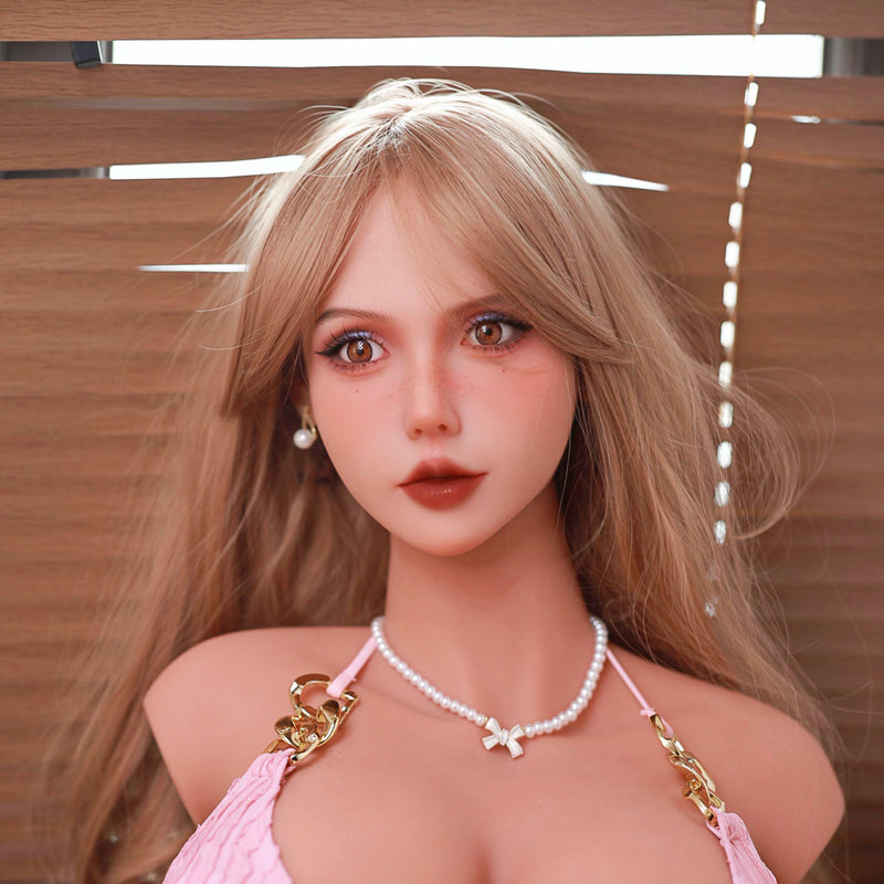 Fire Doll - Courtney - Sex Doll Head - Light Tan video