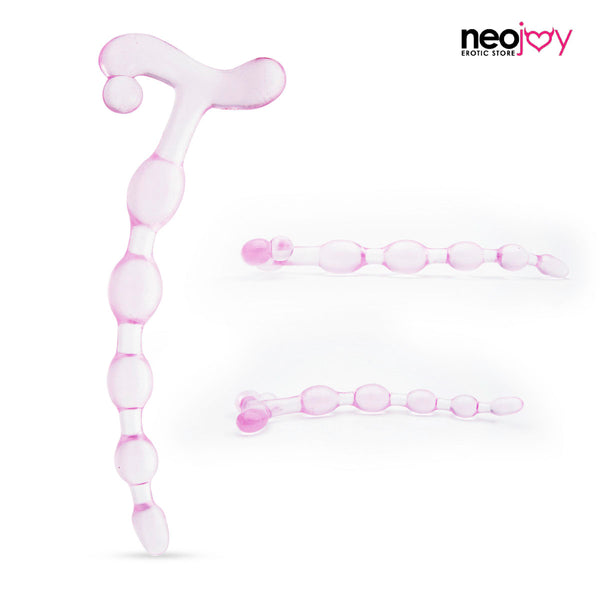 Neojoy Beaded Sword - Anal Beads Prostate Massage Butt Plug Flexible Anal Prober - Adult Sex Toy