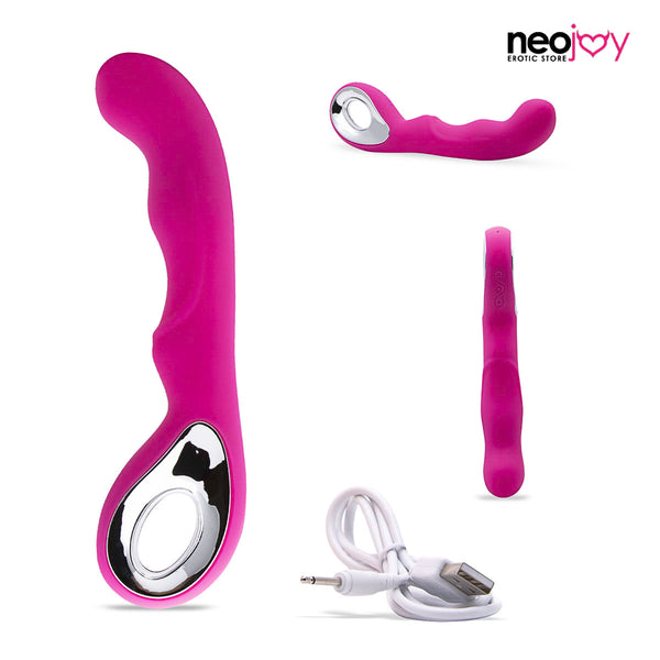 Neojoy G-Spot Waves Vibe USB Rechargeable 10 Intense Vibration Function Vibrator Pink