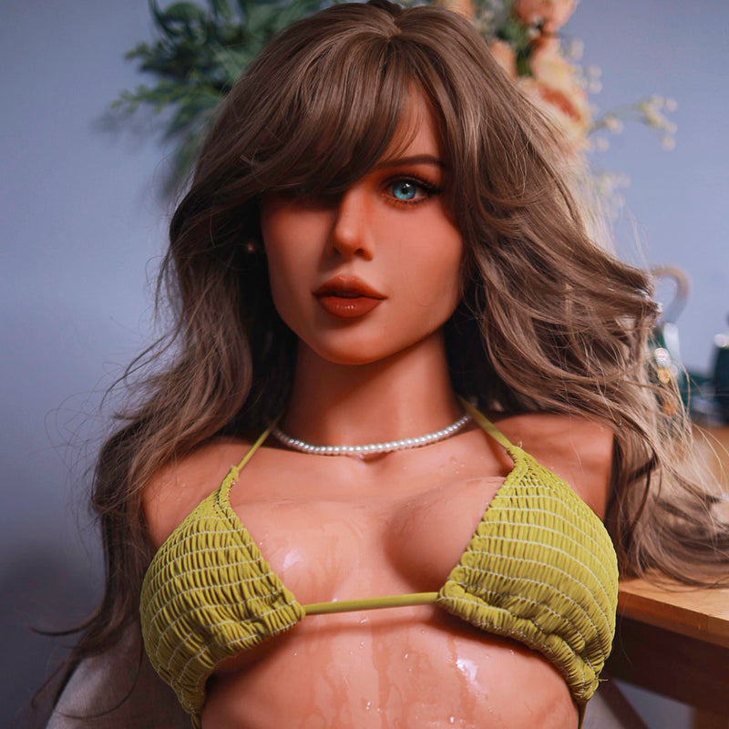 Firedoll - Anja - Sex Doll Head - M16 Compatible - Light Tan video