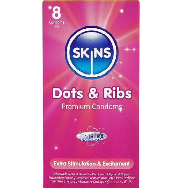 Skins Ribbed & Dotted Condoms