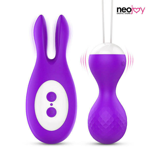 Neojoy Dual Vibe Purple Clitoral and Nipple VibratorsMini-Vibrators for Women