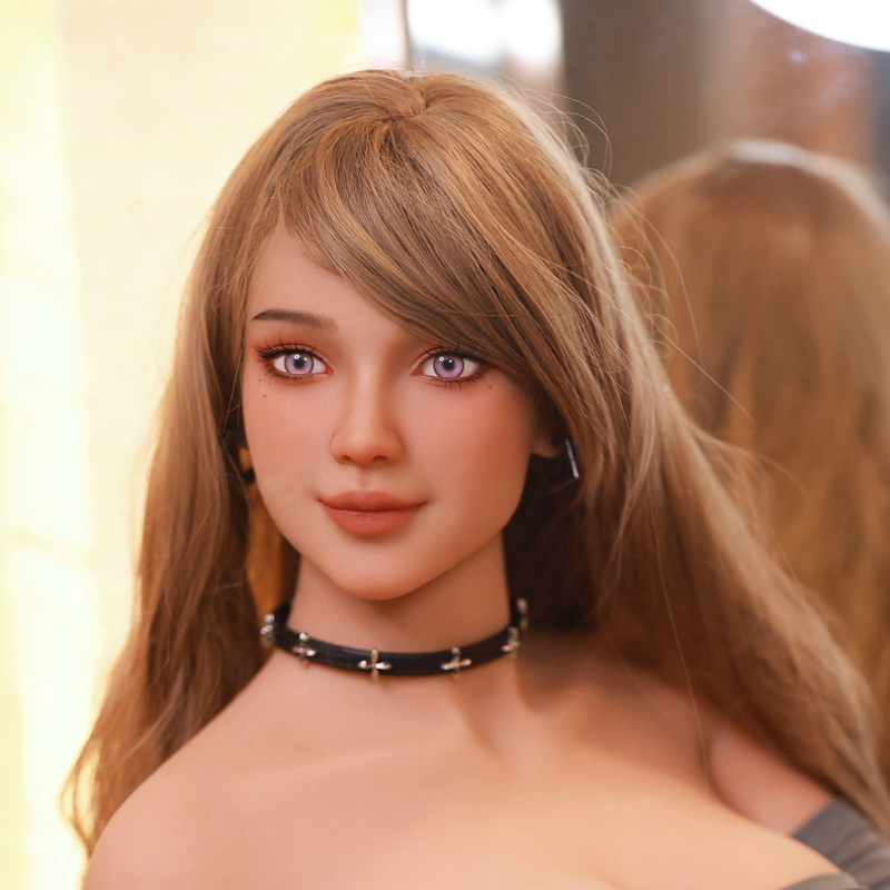 Firedoll - Head No. 78 - Sex Doll Head - Movable Jaw - M16 Compatible - Light Tan video