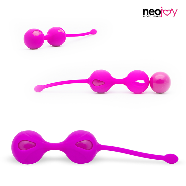 Neojoy Geisha Twin Balls Kegel Balls for Pelvic Training - Exercise Weights Toy