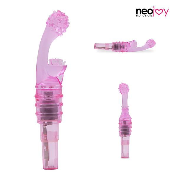 Neojoy Sleeved Tickler Bullet With bulbous head Silicone Vibartor - Purple