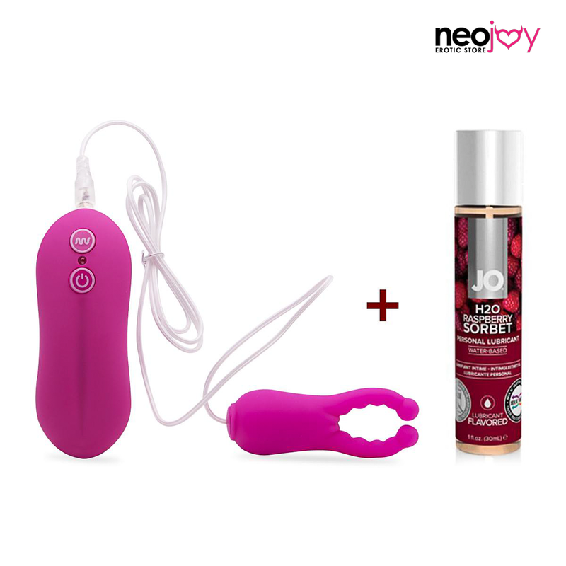 Neojoy - Multi-Vibes Stimulator (Purple)+ Raspberry System JO lube video