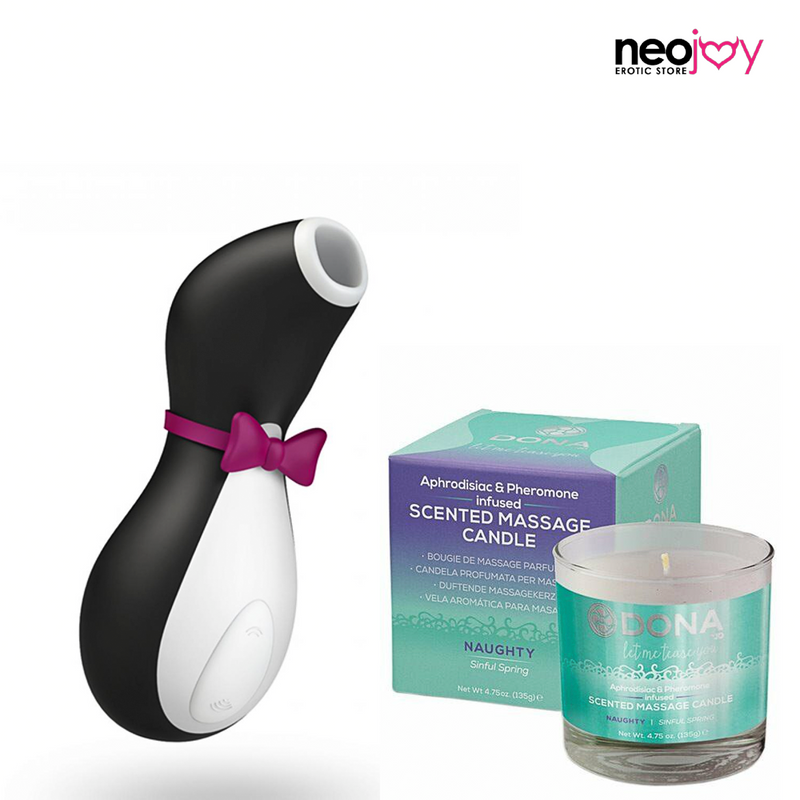 Satisfyer Penguin + Naughty Candle video