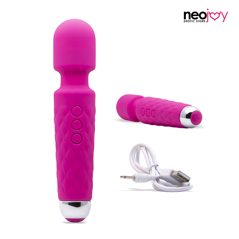 Neojoy Magic Mini-Wand vibe - Pink V2/Massager video