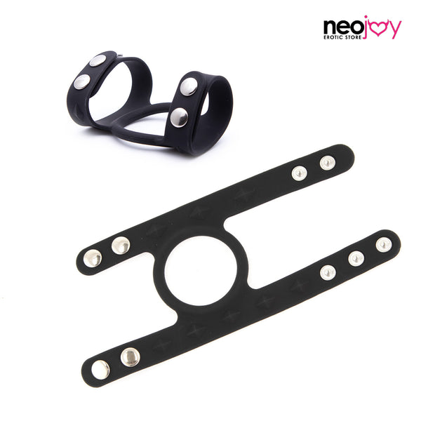 Neojoy Bondage Cockring Adjustable Penis Ring Male Sex Toy
