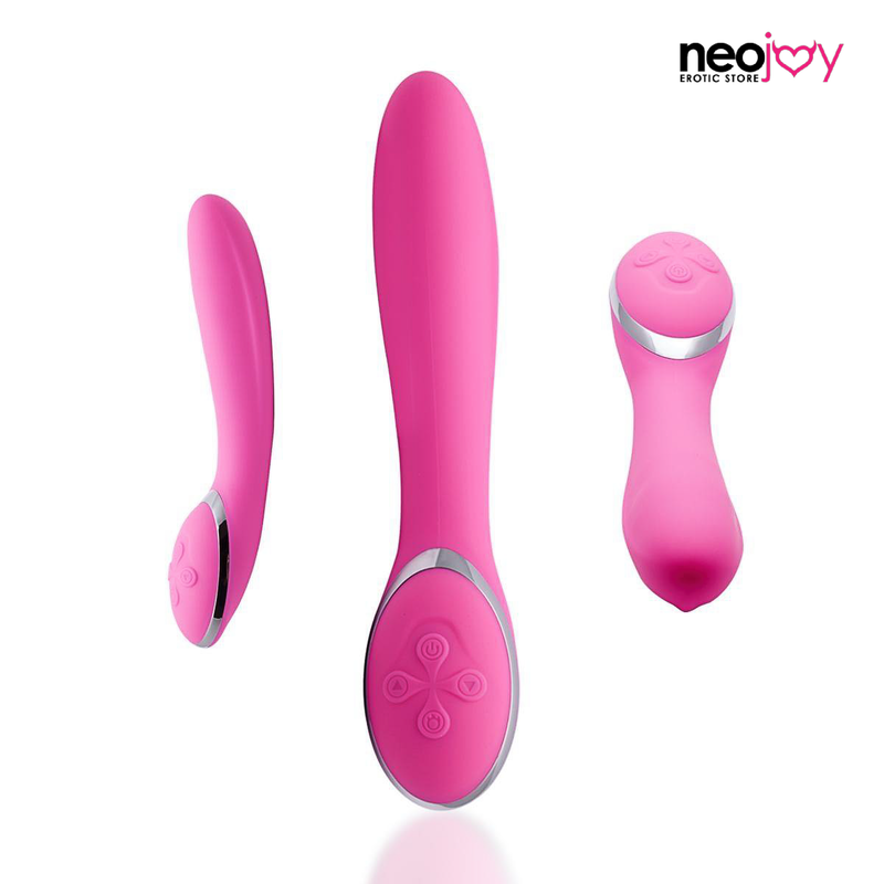 Neojoy G-spot Silicone magnetic Rechargeable 12 Functions Vibrator - Pink video