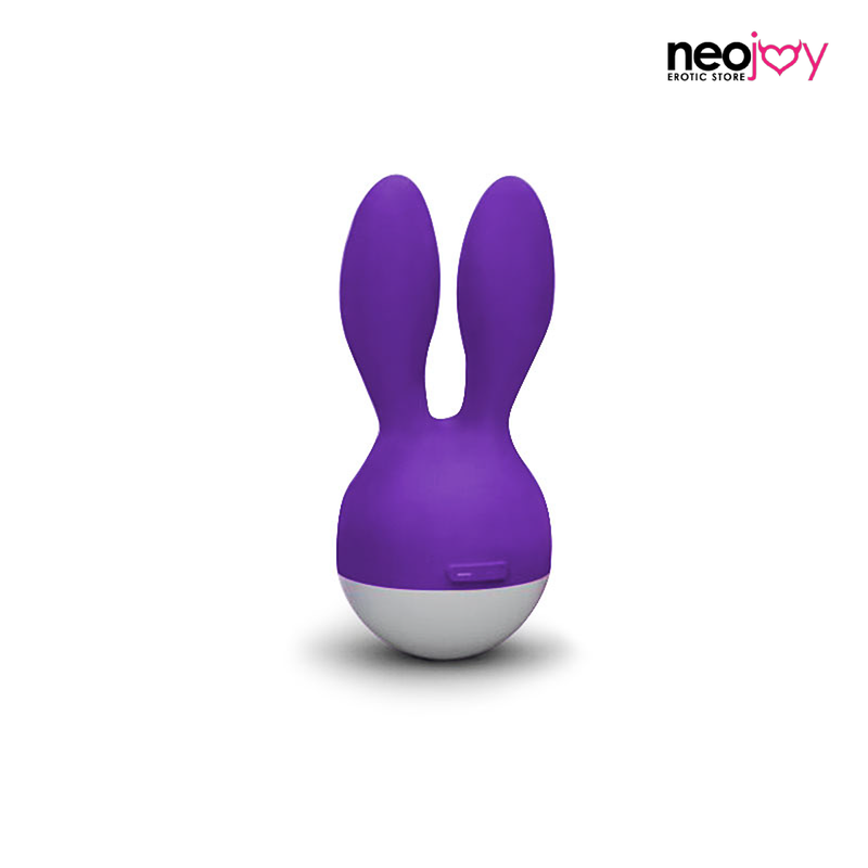 Neojoy Nip-Clit Silicone Clitoral Vibrator USB Rechargeable 7-Speed Functions - Purple video