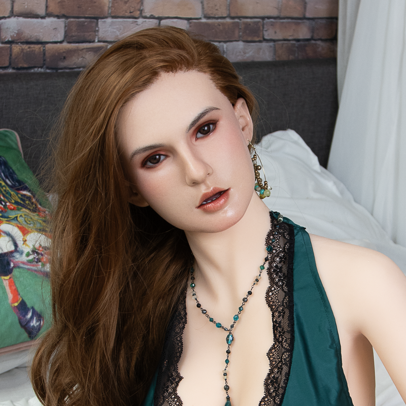 [HEAD-YQ-Y09-NATURAL-SILICONE-BROWN-M16-IMPLANTED HAIR-MOVABLE JAW] - Sample video