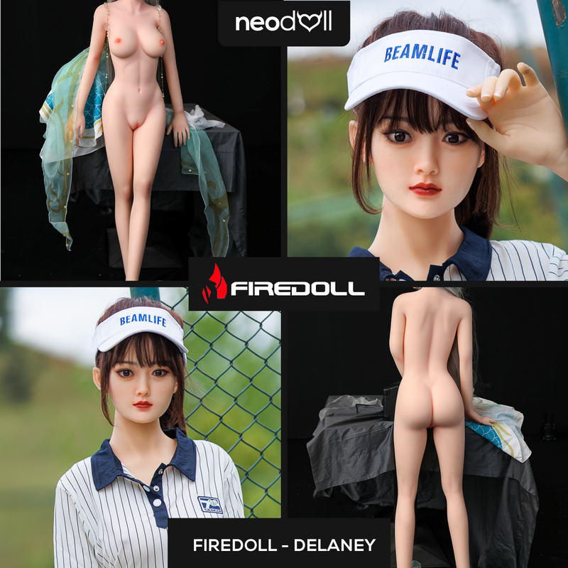 Fire Doll - Delaney - Silicone TPE Hybrid Sex Doll - Gel Breast - Art Hand - Implanted hair - Movable Jaw - 157cm - Natural video