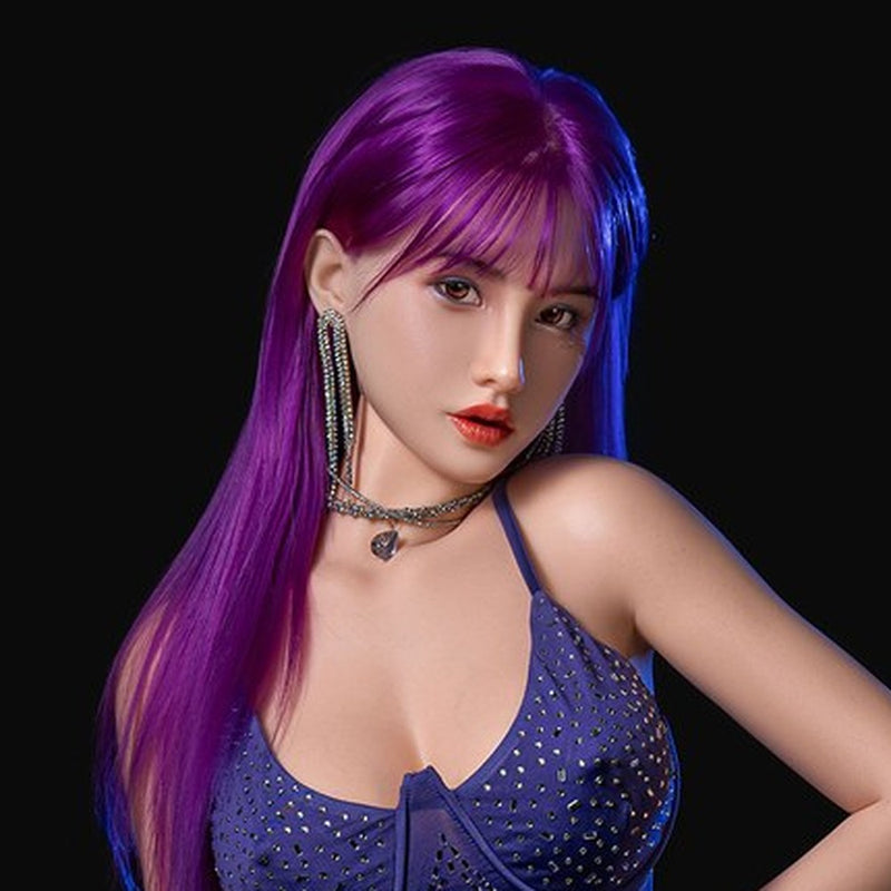 Orangein G20 - AI Chat Movable Jaw Silicone Sex Doll Head - Implanted Hair - M16 Compatible - White video