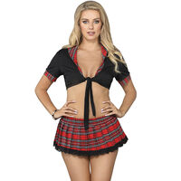Subblime Sexy Schoolgirl Costume with Top L/XL video