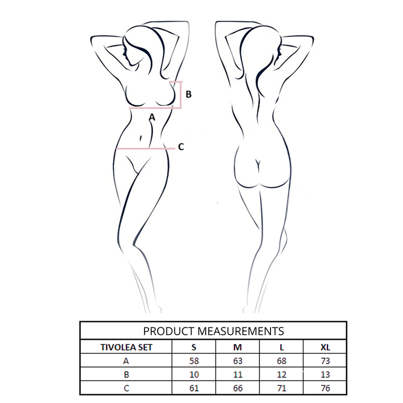 Passion Tivolea Bra + Thong Set Black L/XL video