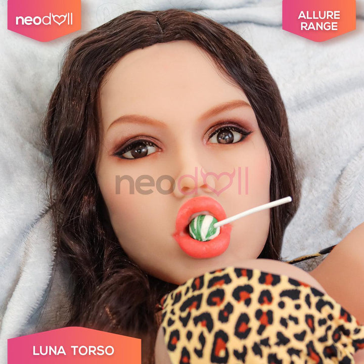 Allure Sex Doll Torso - Luna Head & Torso - Tan - Lucidtoys