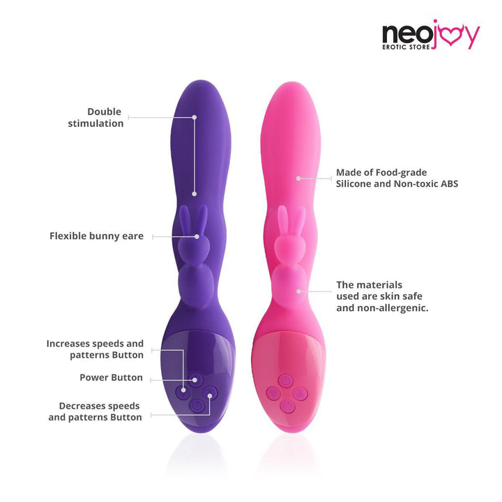 Bunny Rabbit Vibrator | 12-Speeds | Sex Toys | Neojoy | Sub 5