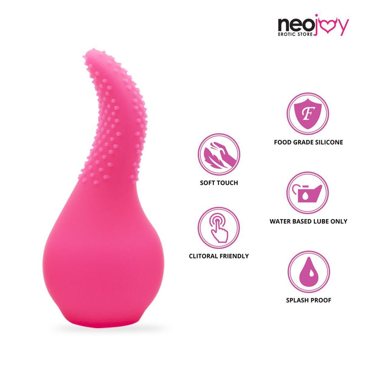 Neojoy Silicone Vibrator Sleeves - Wand Vibrator Attachments Wand - lucidtoys.com Dildo vibrator sex toy love doll