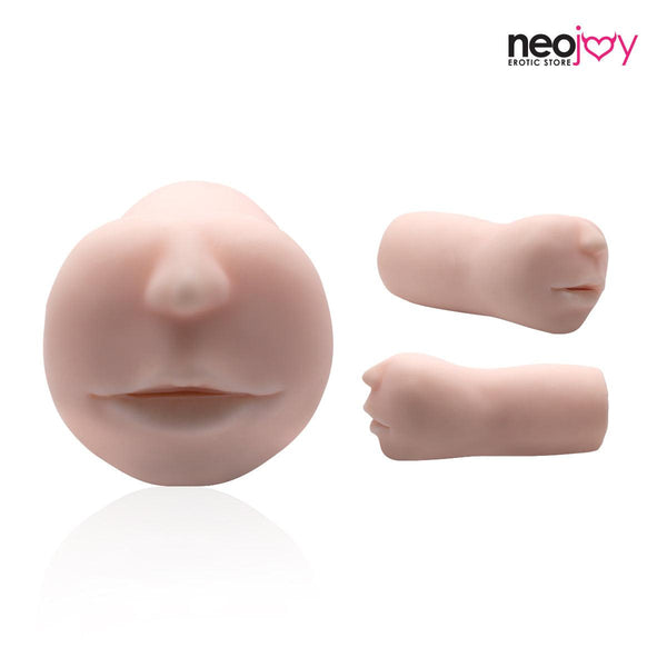 Neojoy Mouth shaped Stroker Pocket Pussy - Flesh - 16cm Hand Masturbators - lucidtoys.com Dildo vibrator sex toy love doll