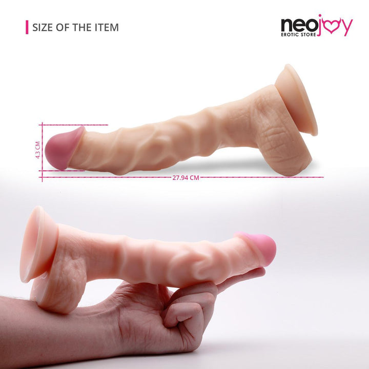 Neojoy 11" Super-real Dildo - Flesh Dildos - lucidtoys.com Dildo vibrator sex toy love doll