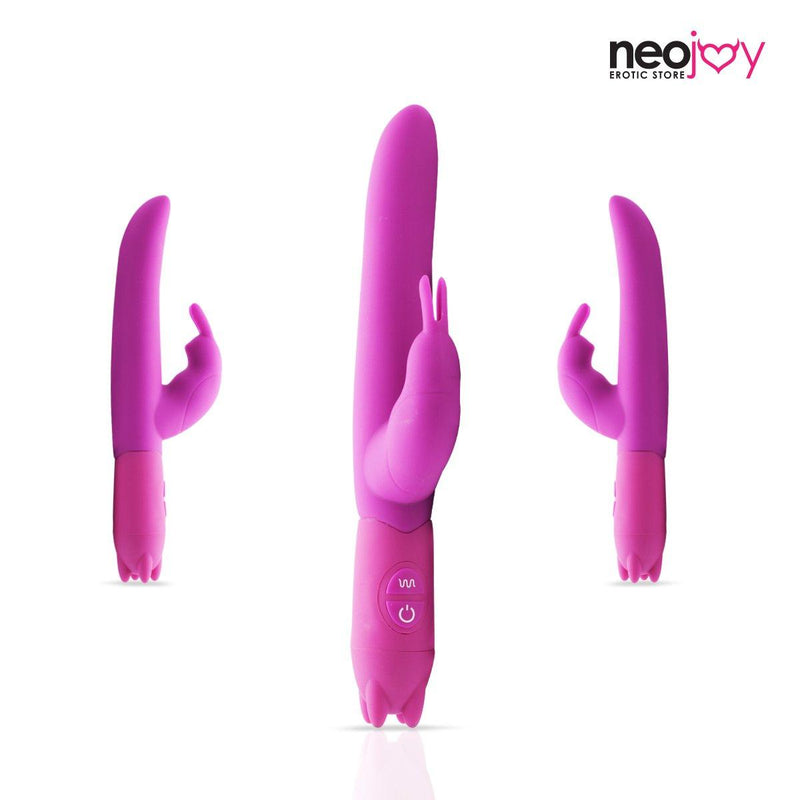 Neojoy Vibe Stick Silicone Rabbit Vibrator 10-Speed Functions video