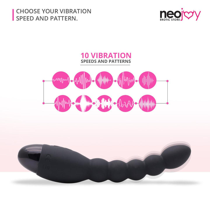 Neojoy  10- Vibration Speed Silicone Beaded Prober