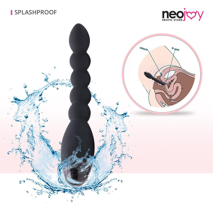 Neojoy  10- Vibration Speed Silicone Beaded Prober