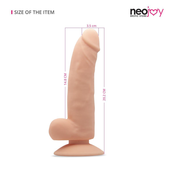 Neojoy Real-Feel Silicone Dong Dildo Flesh with Suction Cup 15cm - 5.9inch Dildos - lucidtoys.com Dildo vibrator sex toy love doll